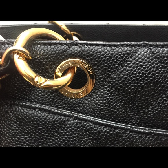 SOLD!!! SOLD!!! CHANEL GRAND SHOPPER CAVIAR TOTE - Picture 2 of 8